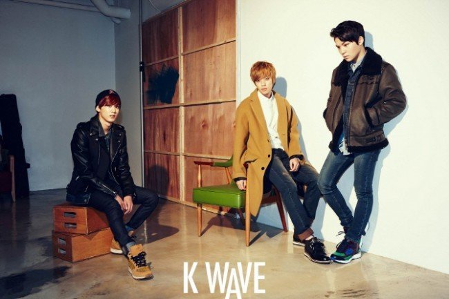 Teen Top posing for KWAVE
