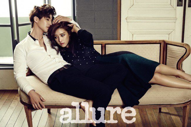 Song Jae Rim & Kim So Eun allure Dec 2014