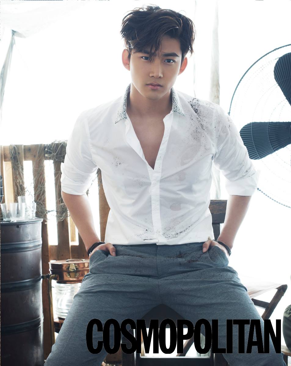 2PM Taecyeon Cosmopolitan May 2015