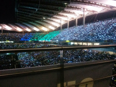 Fanlights during EXID's stage