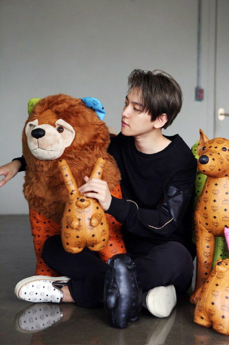 EXO teases for their limited edition MCM line with images and