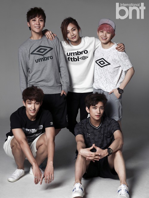 Vocal Team (L to R): DK, Seungkwan, Jeonghan, Woozi, Joshua