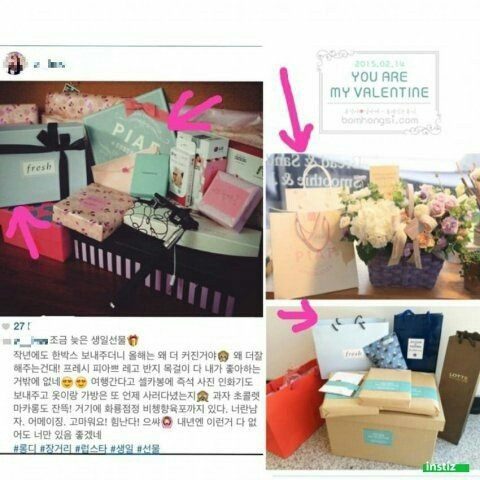 Instagram screen-capture of Yang Hong Suk's alleged girlfriend.