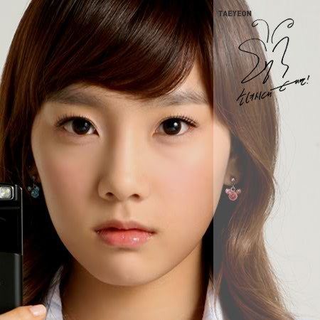 Taeyeon on sale double eyelid