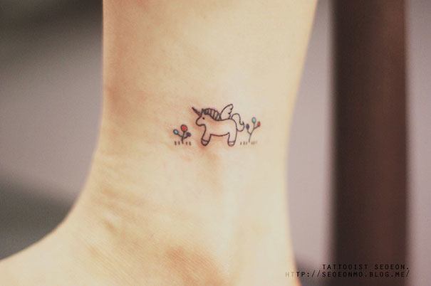 Unicorn Tattoo By Seoeon