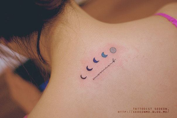 Phases of the Moon Tattoo By Seoeon