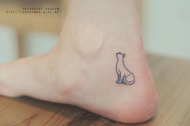Cat Tattoo By Seoeon