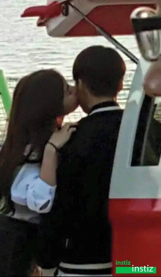 EXO Xiumin's kiss scene in "Falling for Challenge" leaked