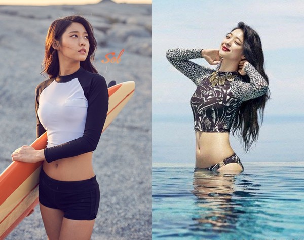 From Innocent to Sexy... Dispatch Compares Sulli and Seolhyun's Many Looks  - Koreaboo