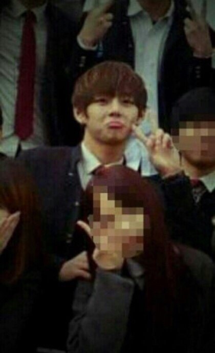 BTS Fans Claim V Was Even Better Looking In High School, After ...