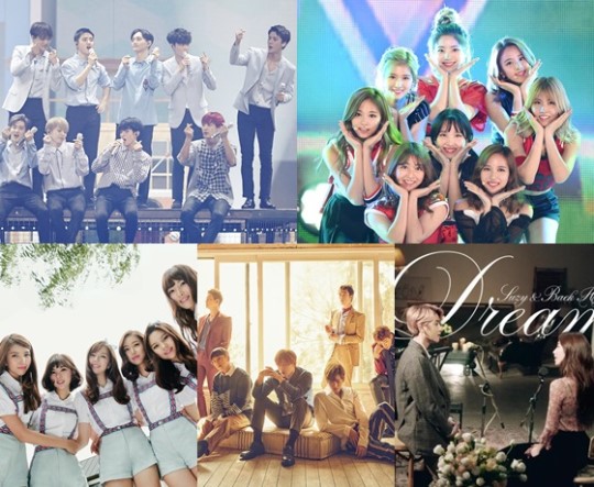 These Are The Top 5 K-Pop Songs Of 2016 Based On Total Inkigayo Points ...