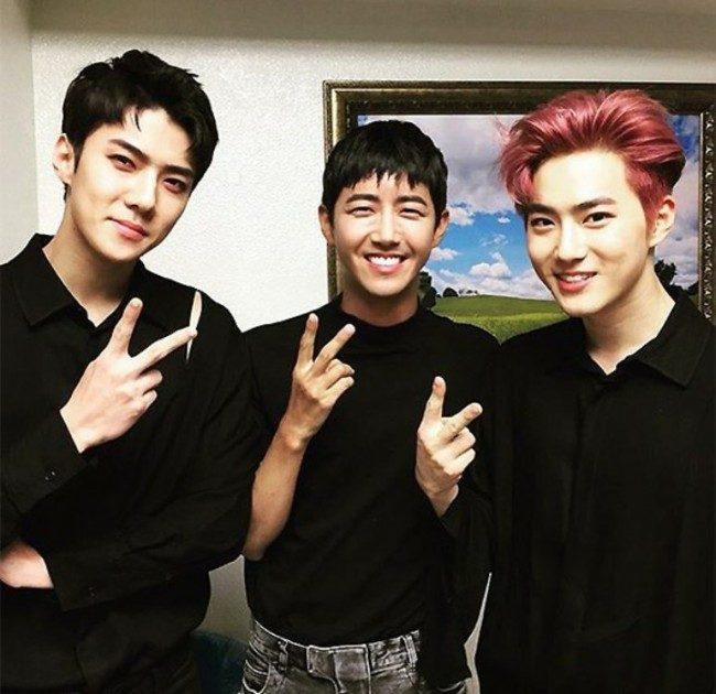 EXO concert - celebrities who were spotted at recent eco concert - Nate Pann - http://pann.nate.com/talk/332588416   