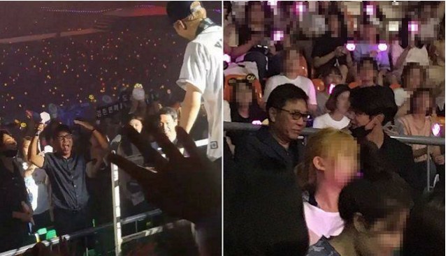 EXO concert - celebrities who were spotted at recent eco concert - Nate Pann - http://pann.nate.com/talk/332588416   