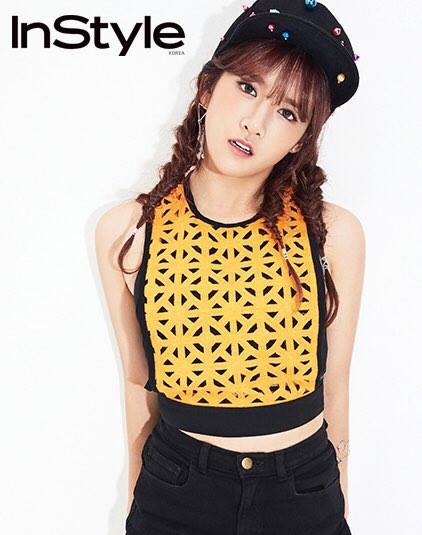 Image: Cosmic Girls' EXY for InStyle magazine's September 2016 issue