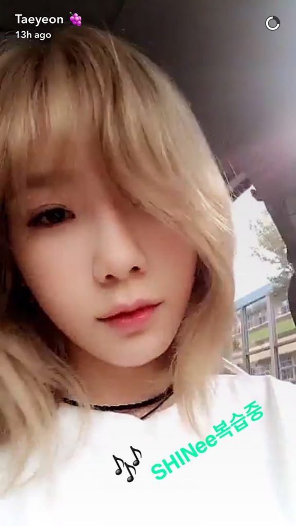 Girls Generation S Taeyeon Updates Live From Shinee World V Concert Koreaboo