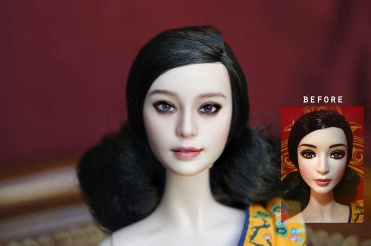 Image: Barbie doll transformed into Chinese actress Fan BingBing / Bada