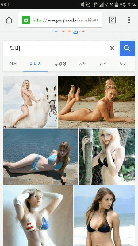 Korea google searches White Horse