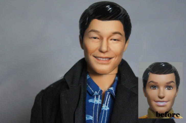 Image: Ken doll transformed into actor Park Sung Woong / Bada