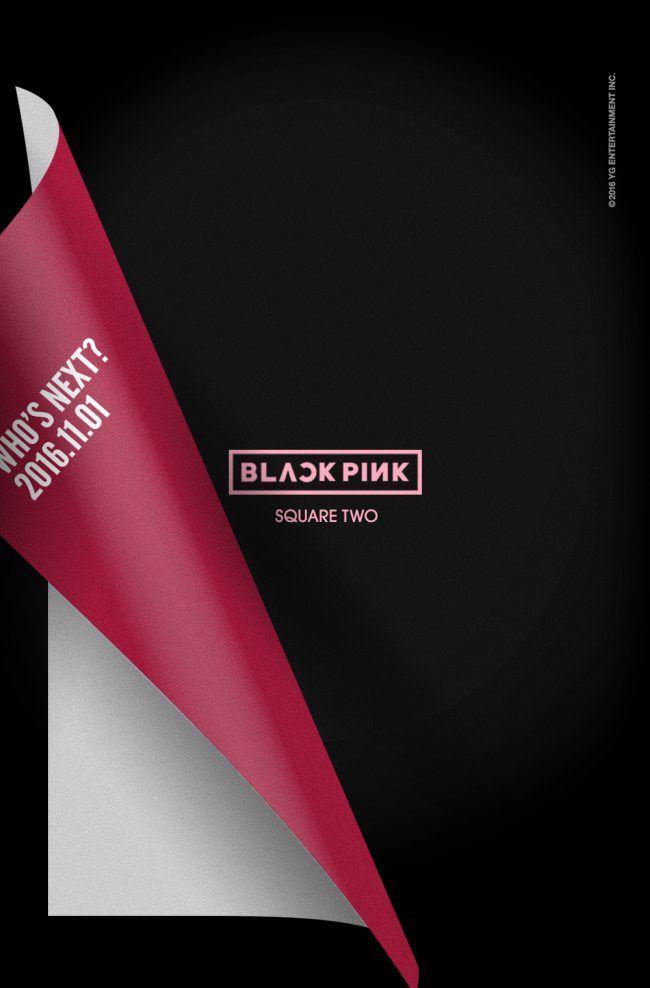 Teaser poster for BLACKPINK's 2016 comeback / Image source: YG Entertainment