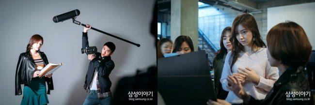 EXO's D.O. and Actress Chae Seo Jin for "Positive Physique" / Image Source: Young Samsung
