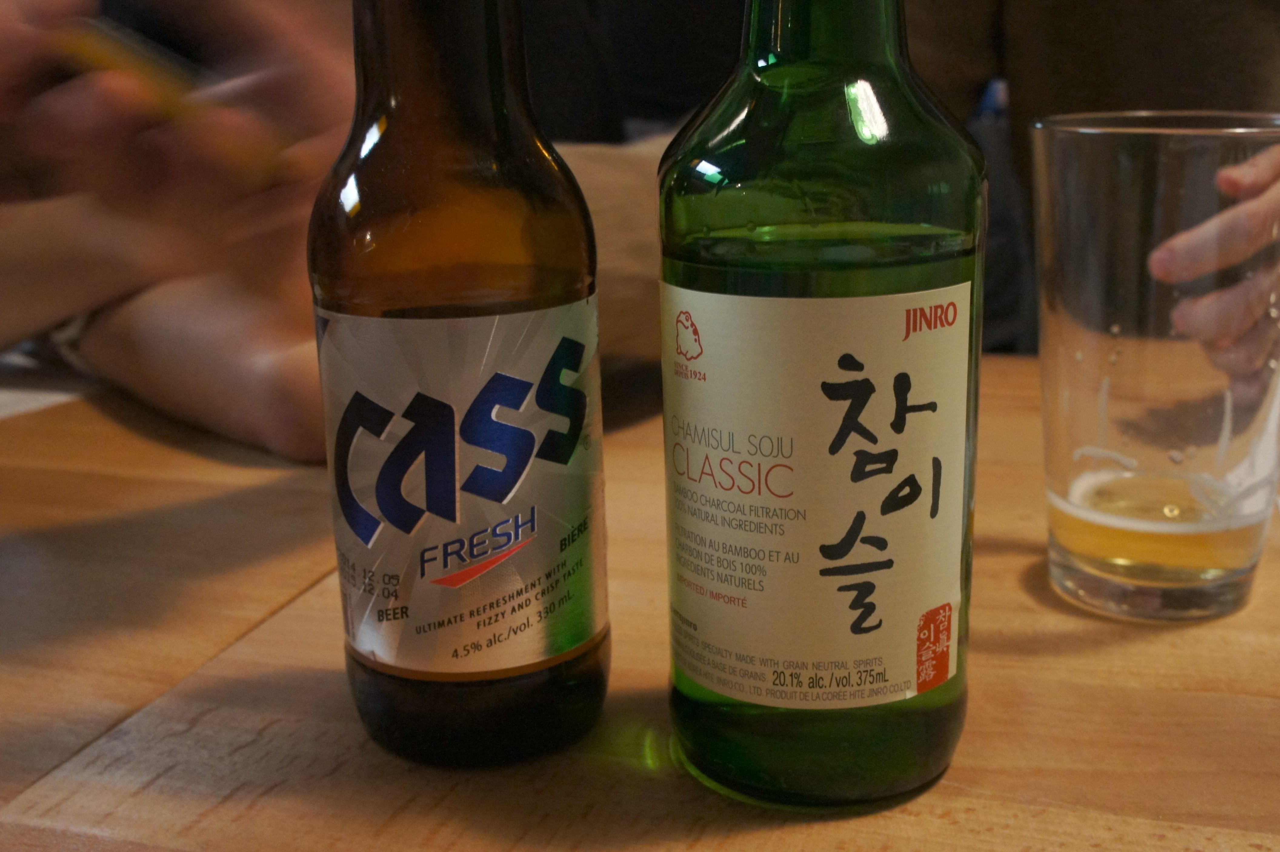 soju and beer