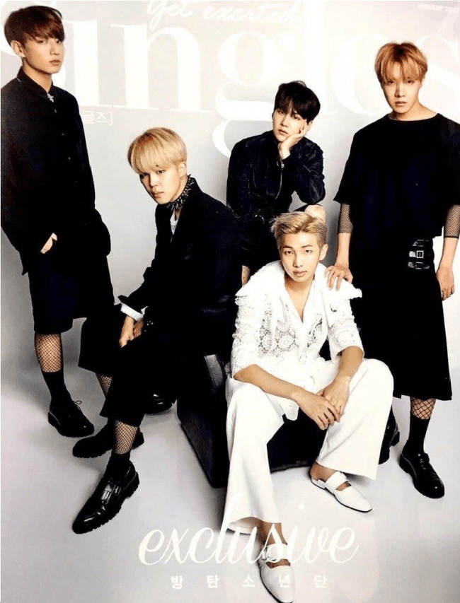 BTS wears dresses and skirts in new gender-bending photoshoot