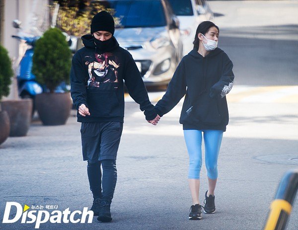 The couple walking around the neighborhood, when Dispatch spotted them.