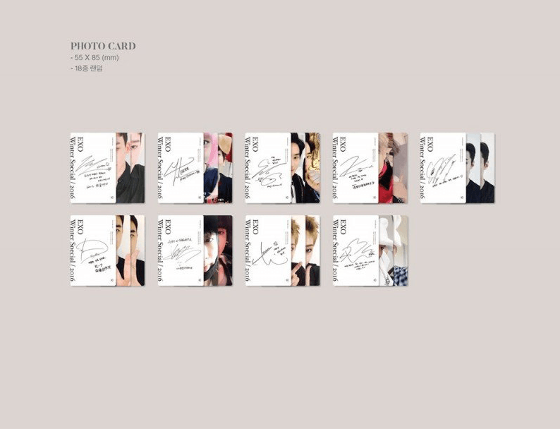 EXO Album Packaging 