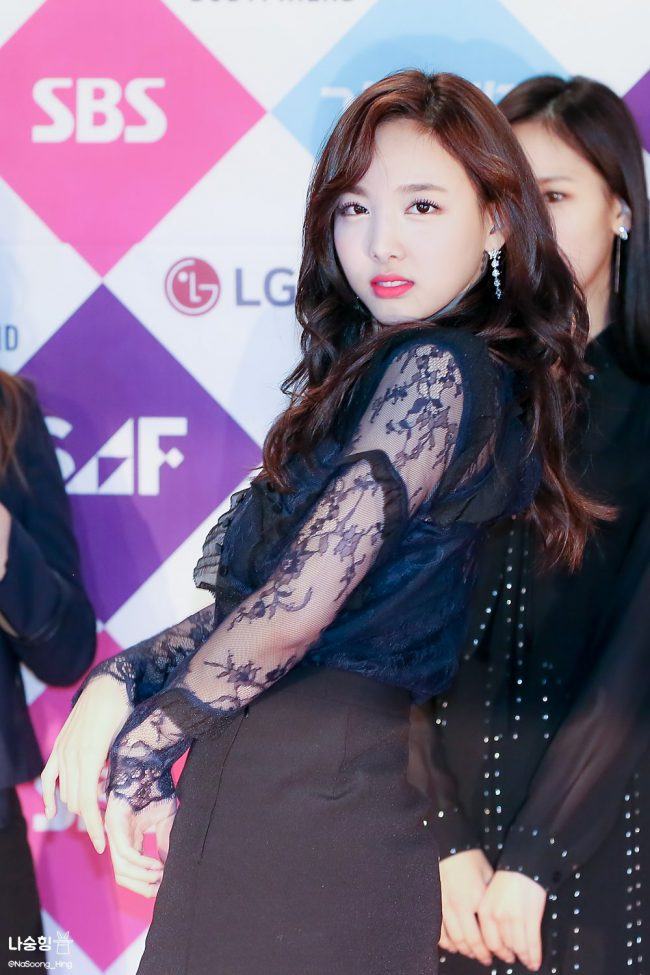 The see through sleeves and her stares will charm you even further