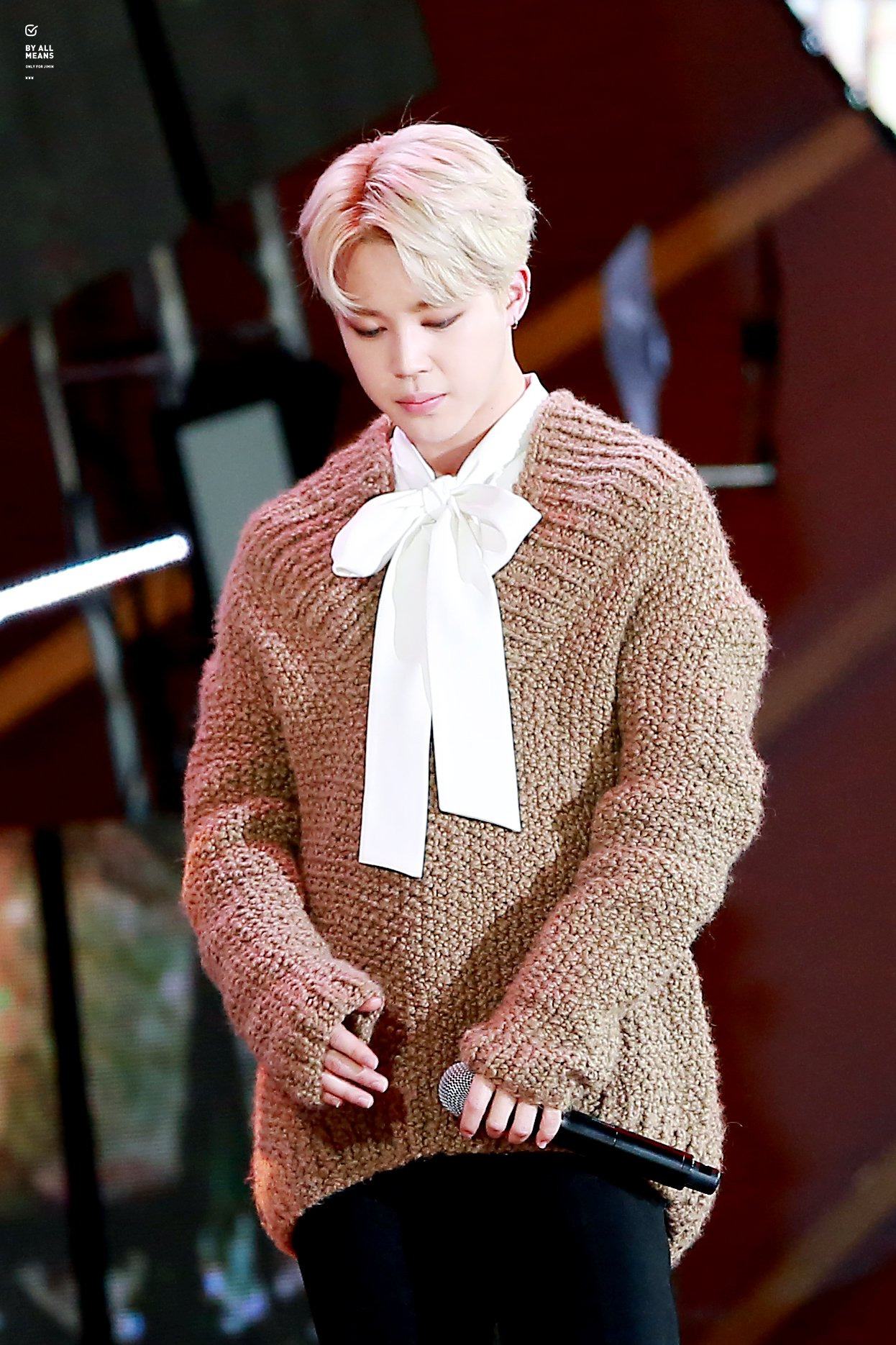 BTS Jimin Making A Bold Statement With His Knit Sweater Look At