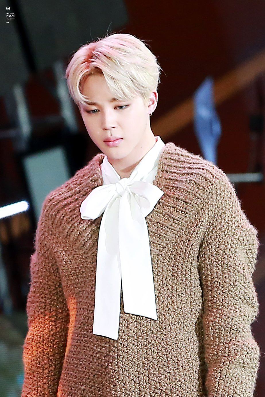 BTS Jimin Making A Bold Statement With His Knit Sweater Look At