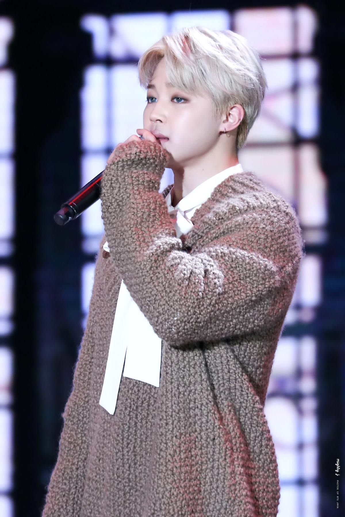 jimin wearing sweater