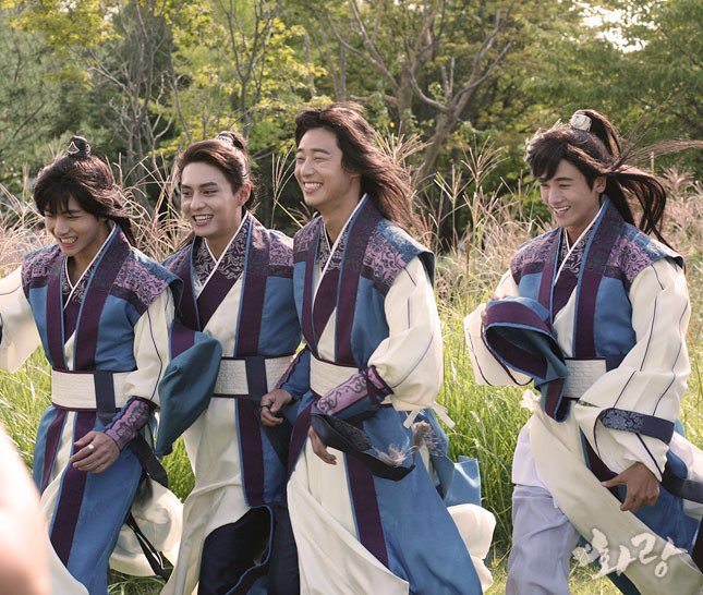 Hwarang Cast Members Show Off Their Beautiful Bromance In BTS Footage ...