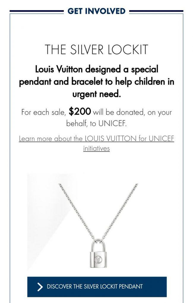 Louis Vuitton Silver Lockit Pendant Reveal