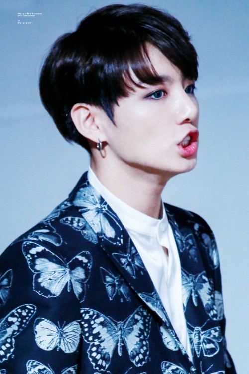 Jungkook's funny expression