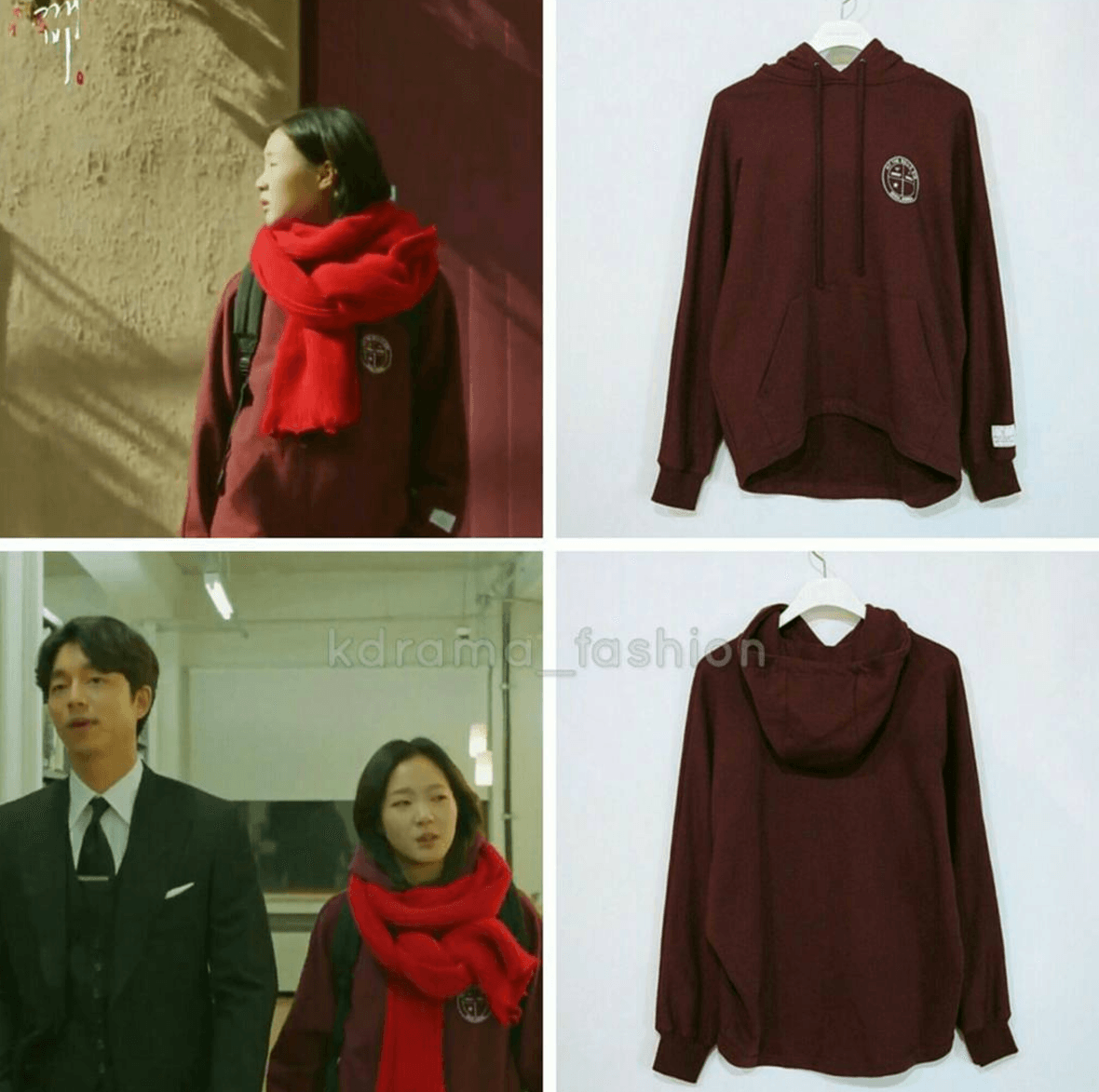 Red Wool Scarf | Ji Eun-Tak - Goblin