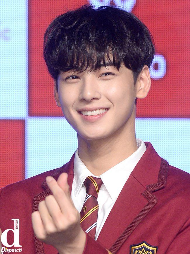 cha eun woo smile