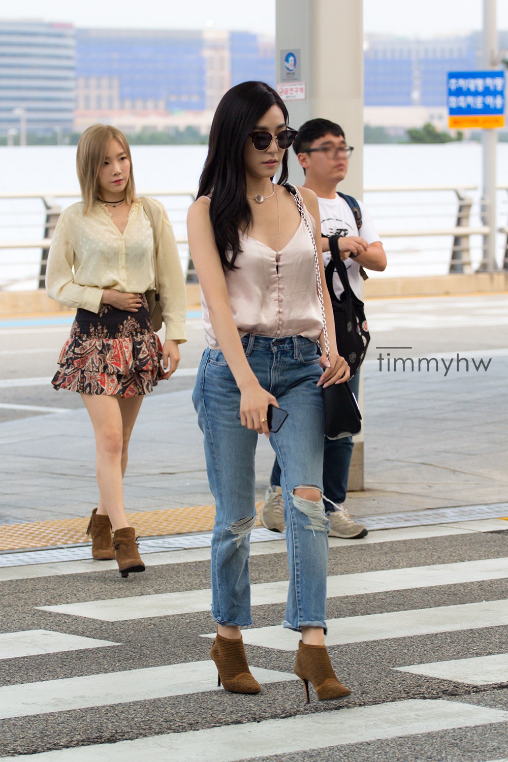 tiffany snsd airport fashion