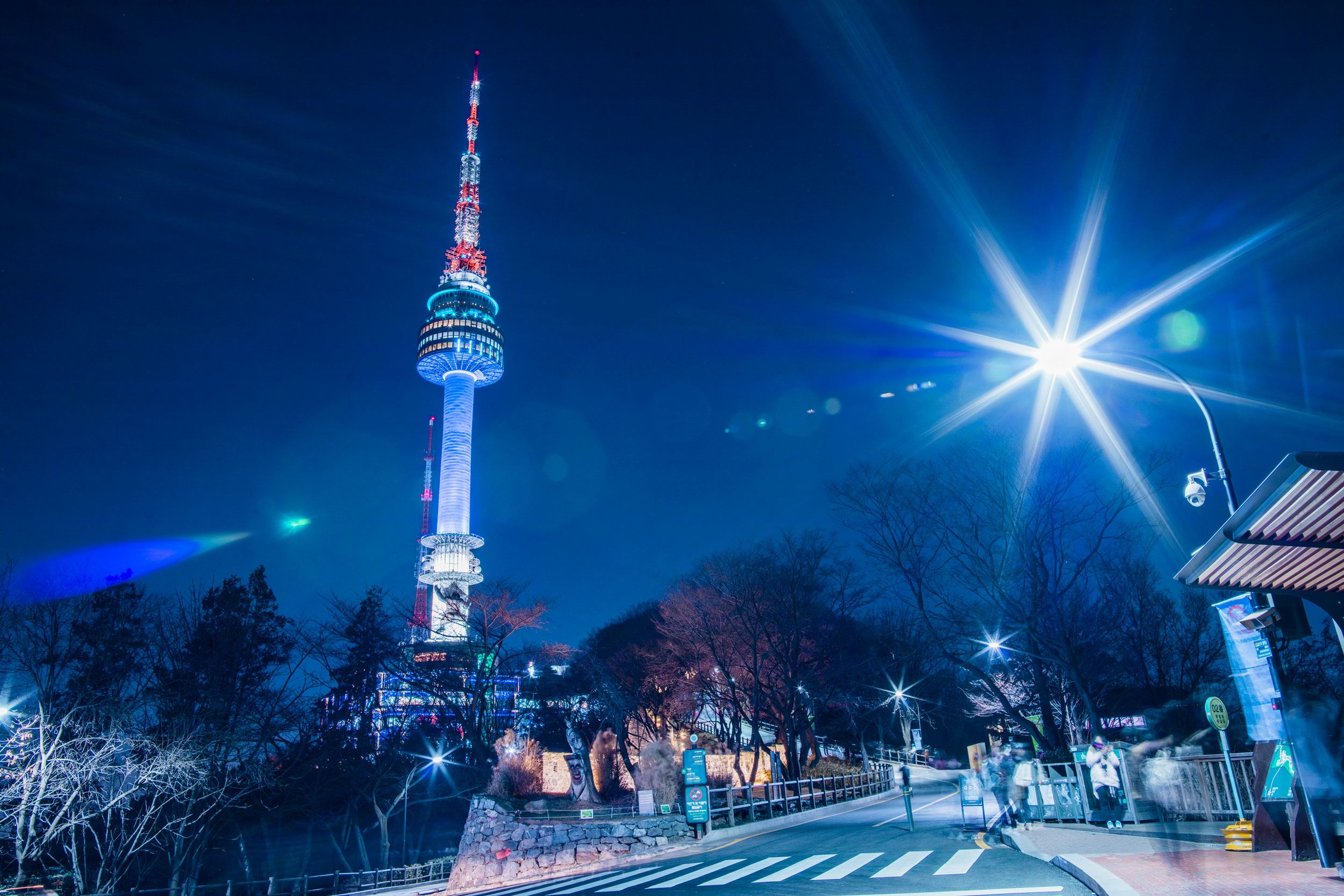 The Real Reason Why The N Seoul Tower Changes Color At Night - Koreaboo