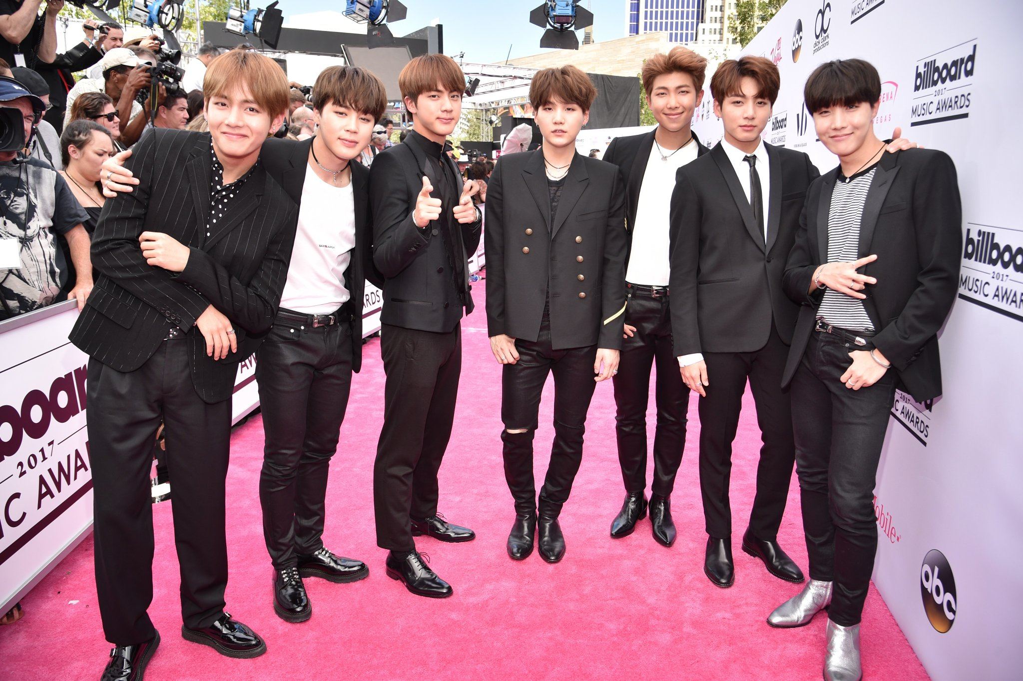 BTS Wore Matching Alexander McQueen Tuxedos on the Billboard Music