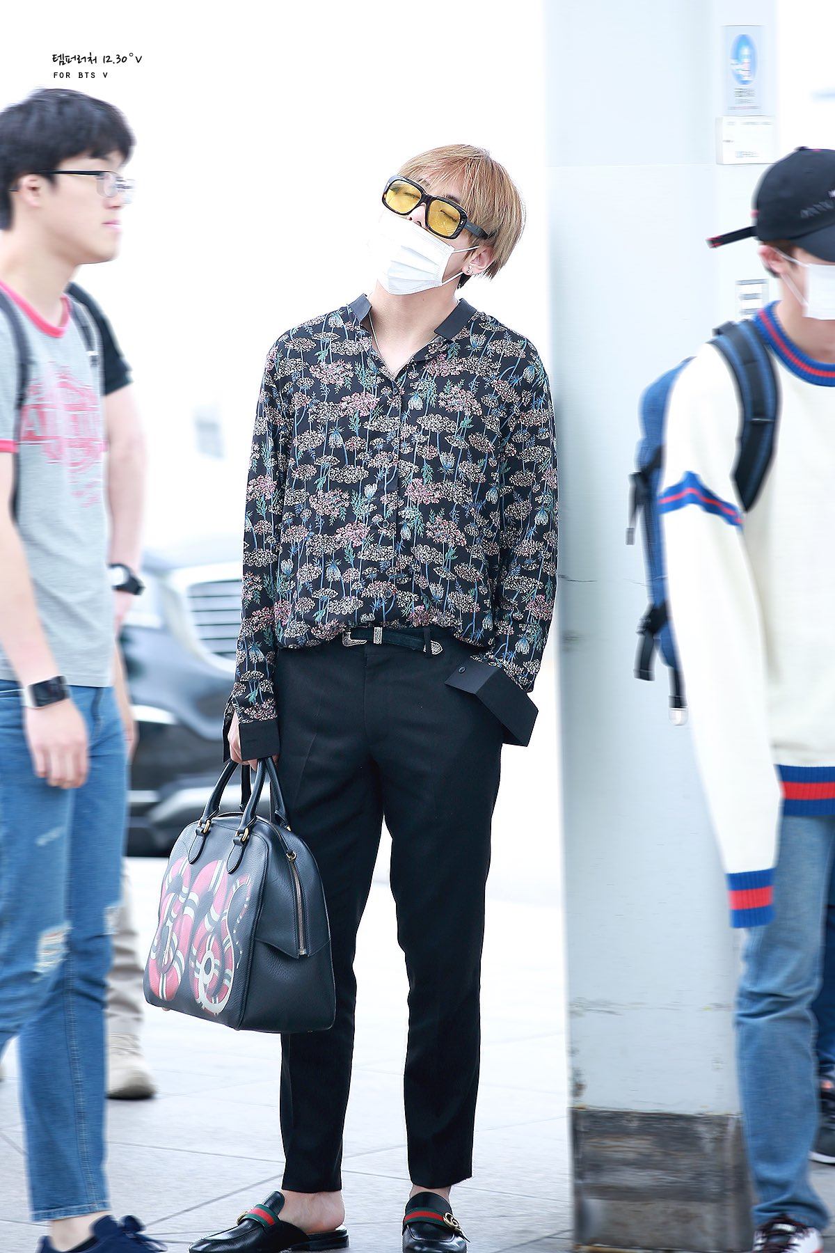 Bts V Airport Look