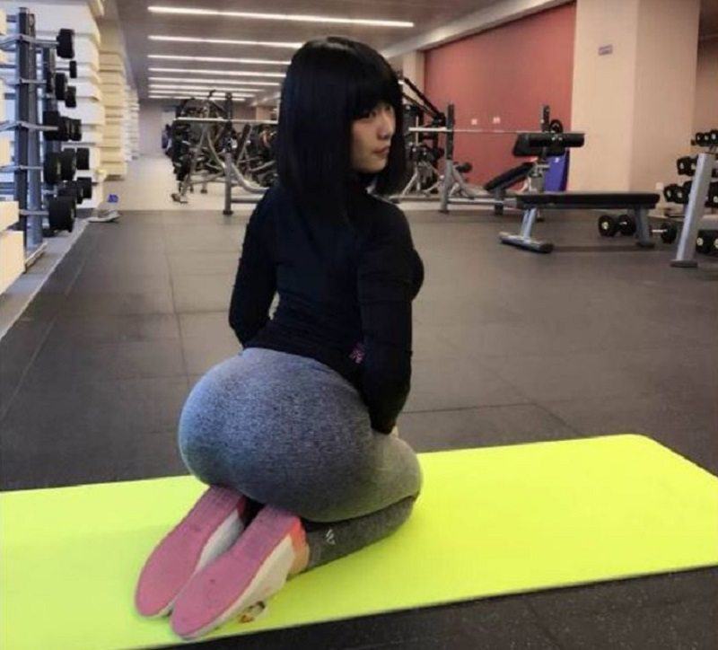 She chose Kim Kardashian as the woman with the most perfect butt proportion...