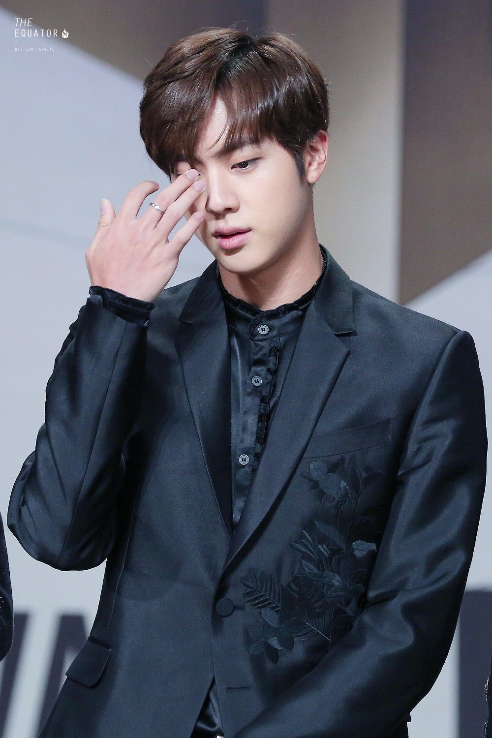 Celebrity Jacket Collection : BTS Jin Navy Blue Suit Jacket