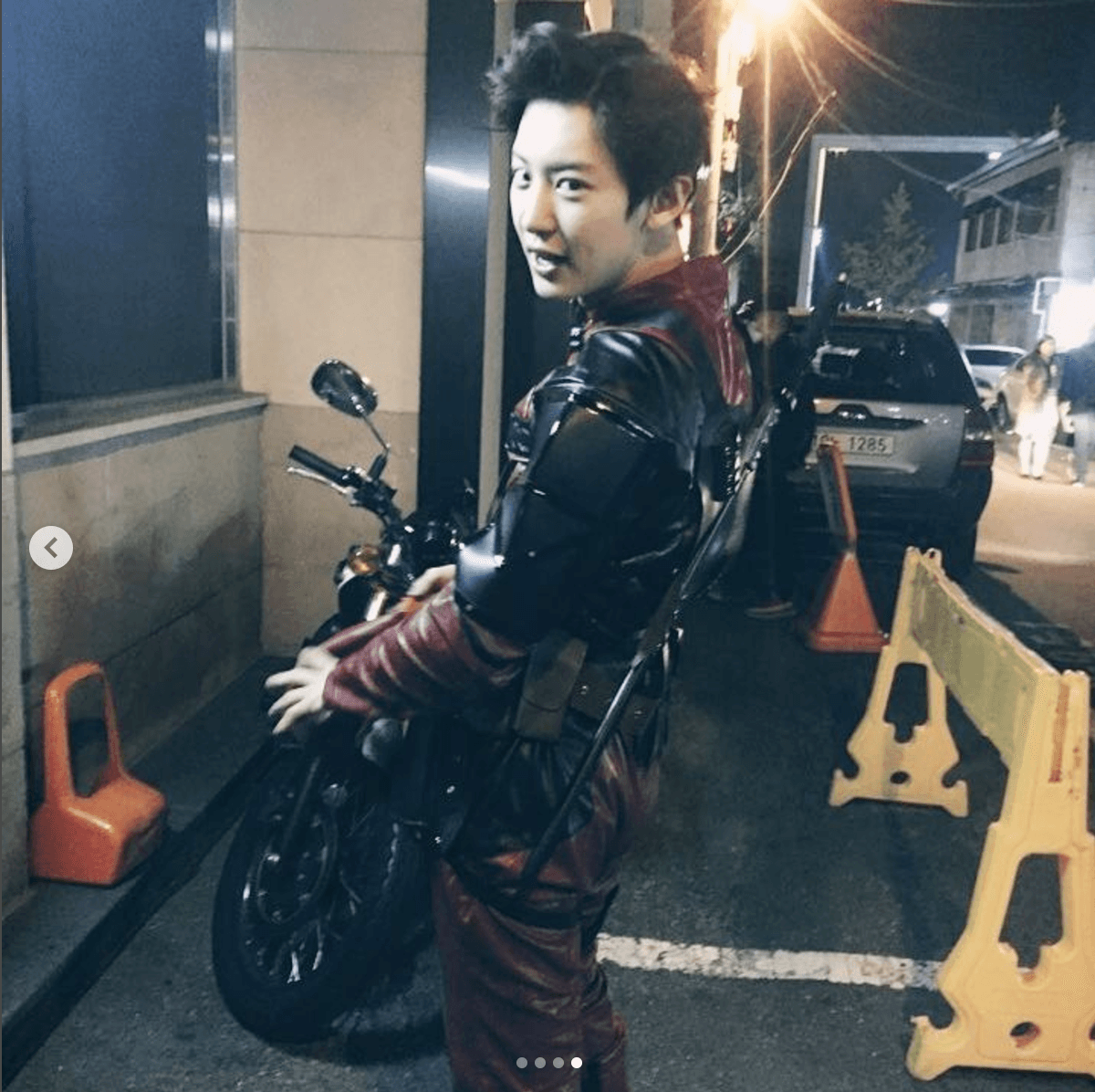 EXO Chanyeol Became Deadpool To Protect The Streets Against Crime ...