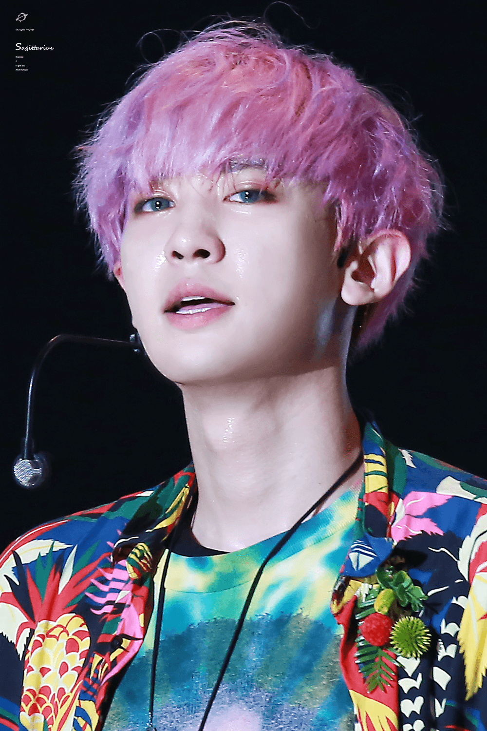 Everyone Can't Stop Staring At Chanyeol In These Blue Contacts - Koreaboo