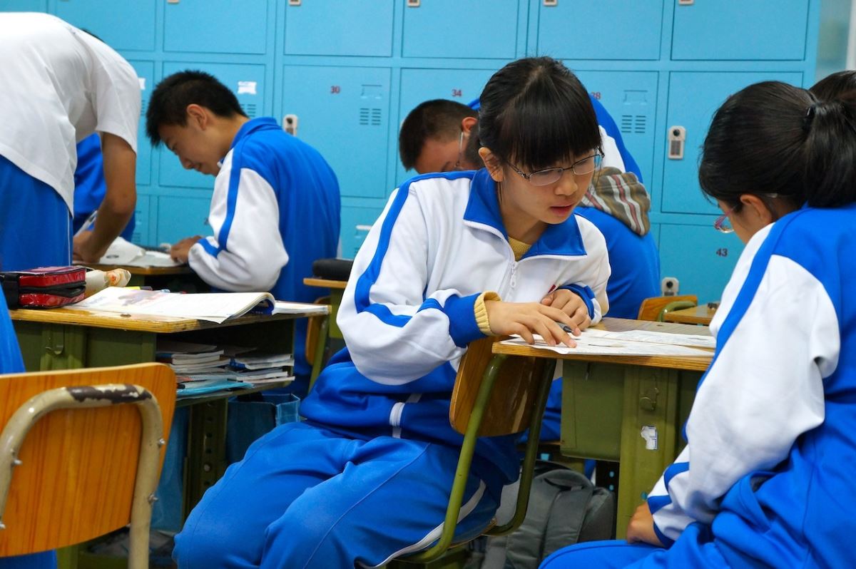 chinese high school students