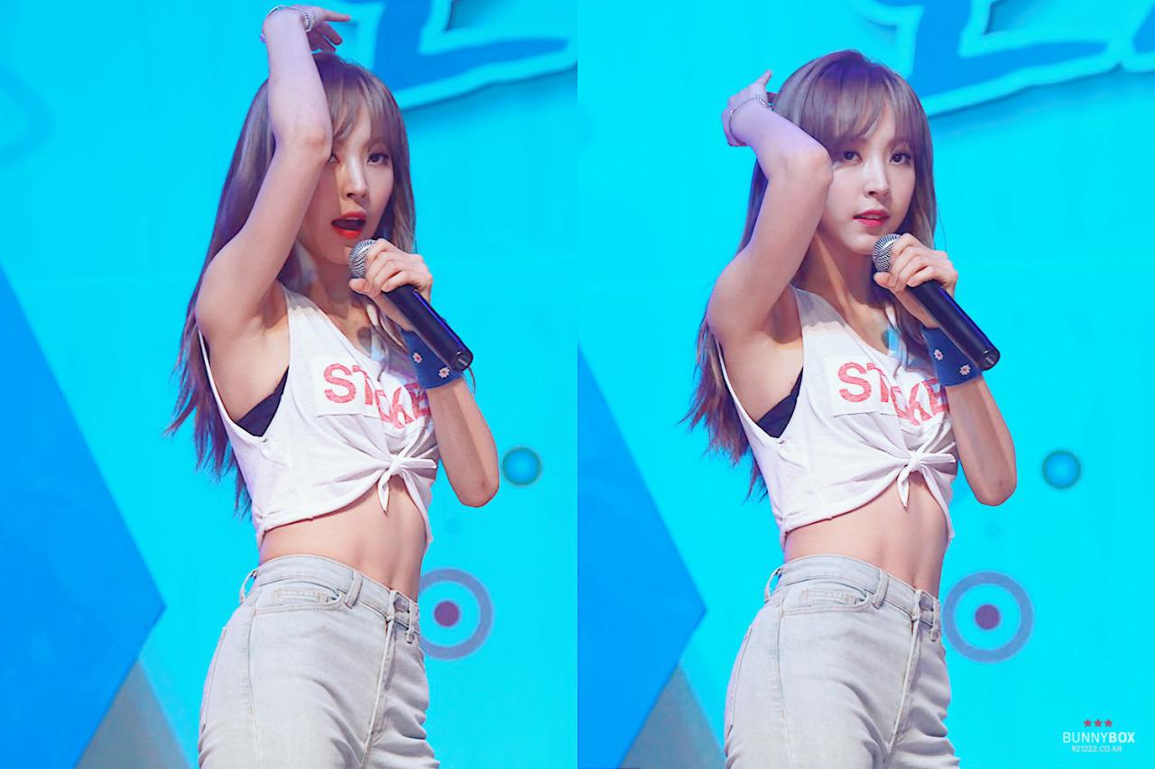 Mamamoo Moonbyul Has Been Hiding Her Perfect Abs Koreaboo