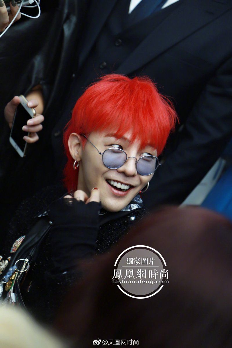 G-Dragon attends the Chanel show as part of the Paris Fashion Week