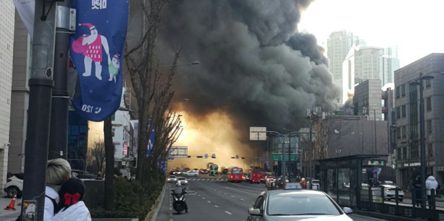 BREAKING) Massive Fire Erupts In Seoul Close To BLACKPINK's Dorm - Koreaboo