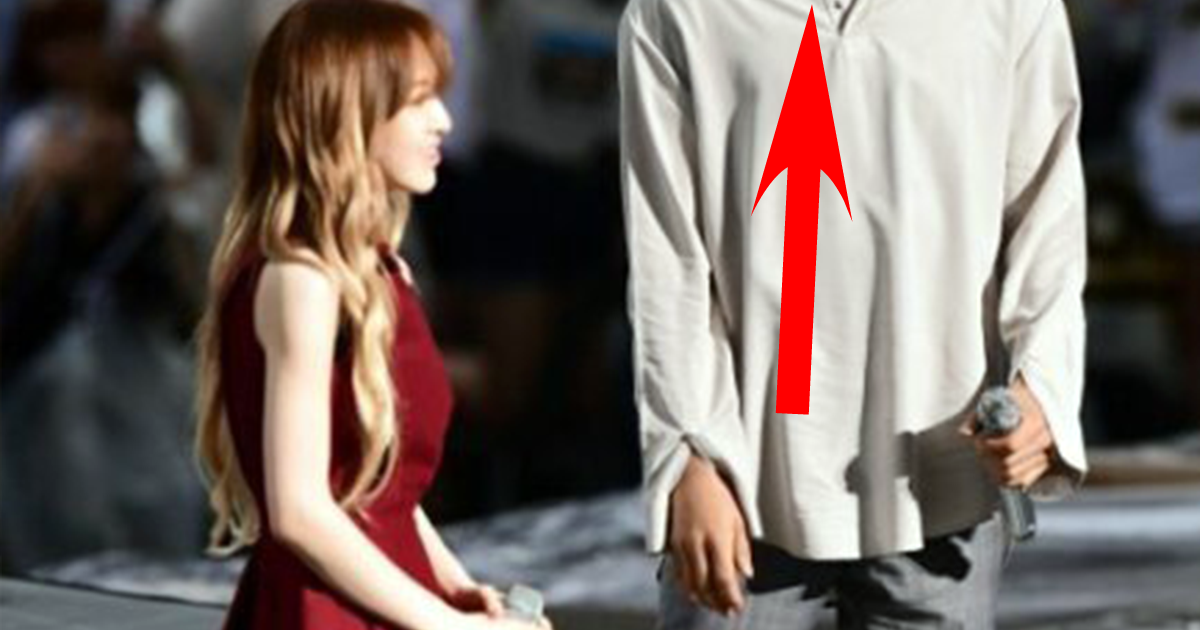 The Extreme Height Differences Between These Male And Female Idols Will